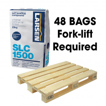 Larsen Professional SLC1500 Self Levelling Compound Commercial Grey 25kg Full Pallet (48 Bag Fork-Lift)